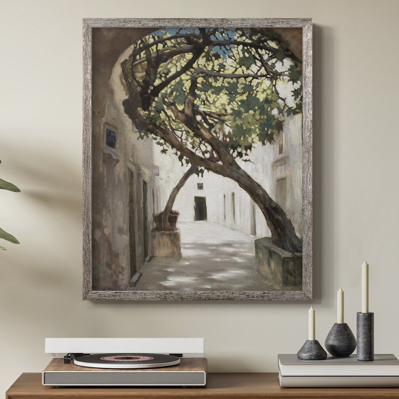 Winston Porter Vintage Landscape CXLI Framed Print - Solid Wood